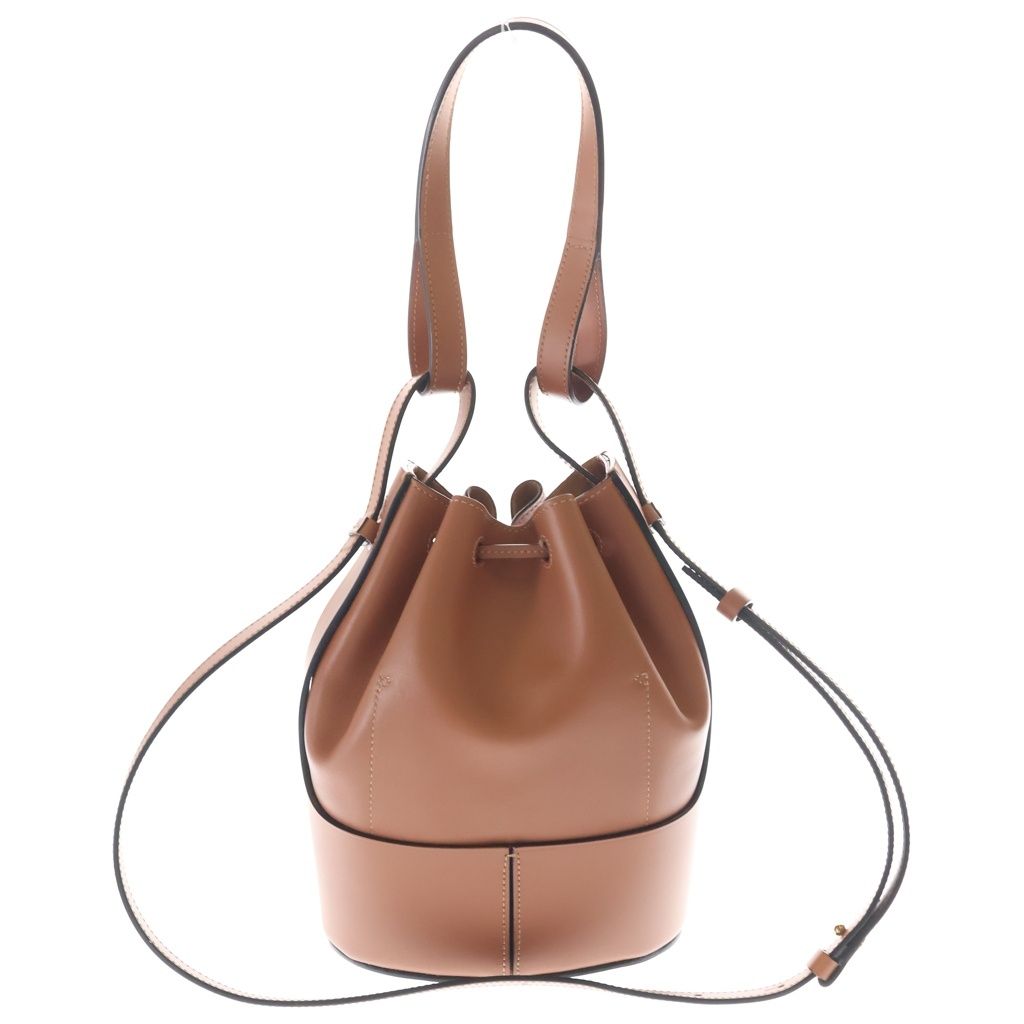 Loewe Balloon Small Leather Shoulder Bag Brown — view 2