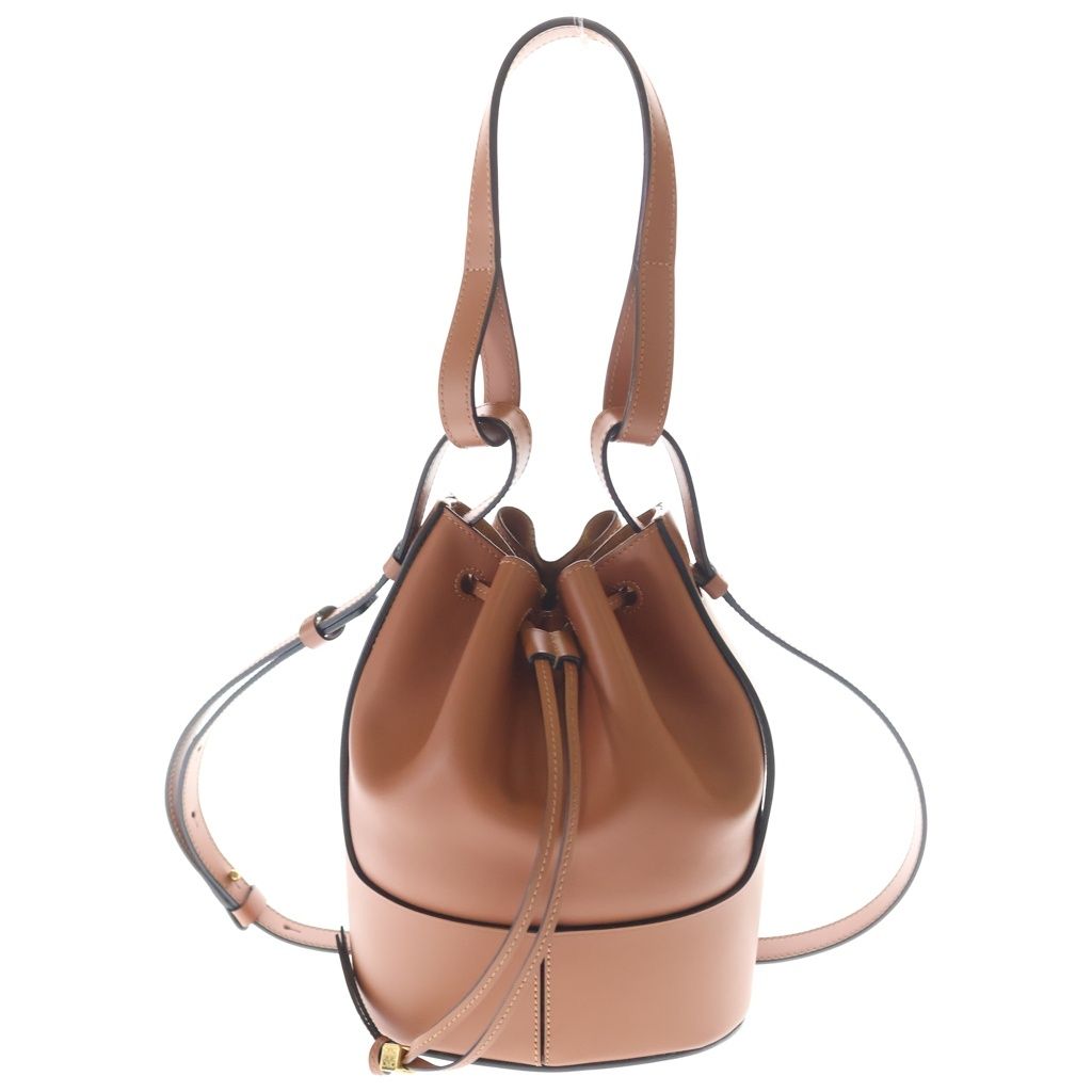 Loewe Balloon Small Leather Shoulder Bag Brown