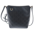 Gucci GG Emblem Nano Bucket Bag Black Leather