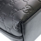 Gucci GG Emblem Nano Bucket Bag Black Leather — view 7