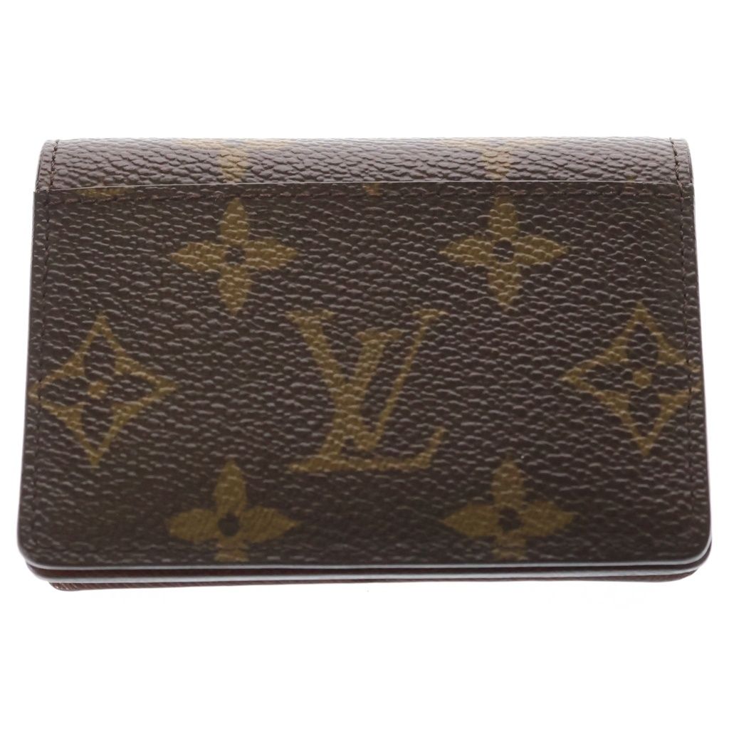 Louis Vuitton Monogram Porte-Monnaie Accordion Coin Case Wallet Brown — view 2