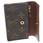 Louis Vuitton Monogram Porte-Monnaie Accordion Coin Case Wallet Brown — view 4