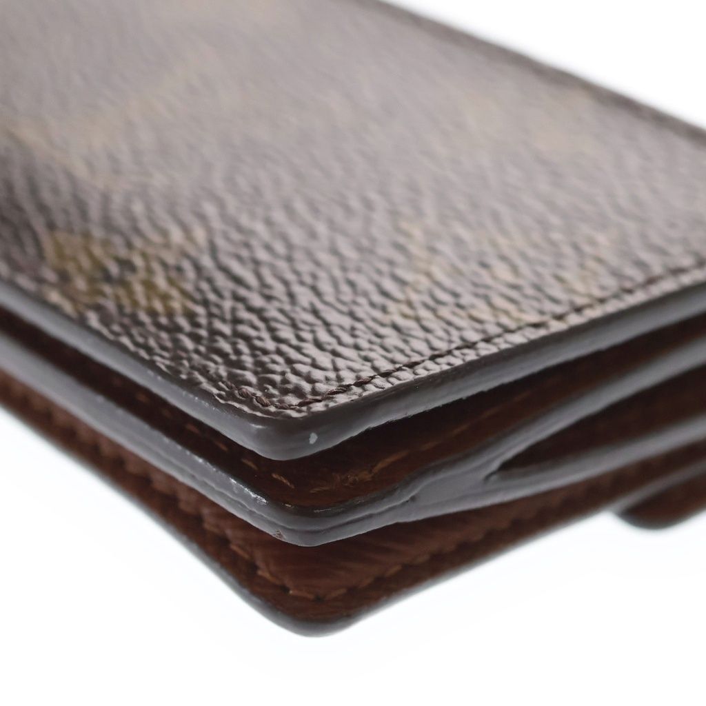 Louis Vuitton Monogram Porte-Monnaie Accordion Coin Case Wallet Brown — view 5