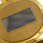 Chanel Crown Box Vanity Lambskin Leather Chain Shoulder Bag Gold Black Plate — view 7