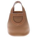 Hermes in the Loop 18 Gold Taurillon Handbag Brown