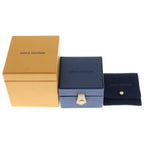 Louis Vuitton LV Diamond Monogram Star 18k White Gold Earrings — view 6