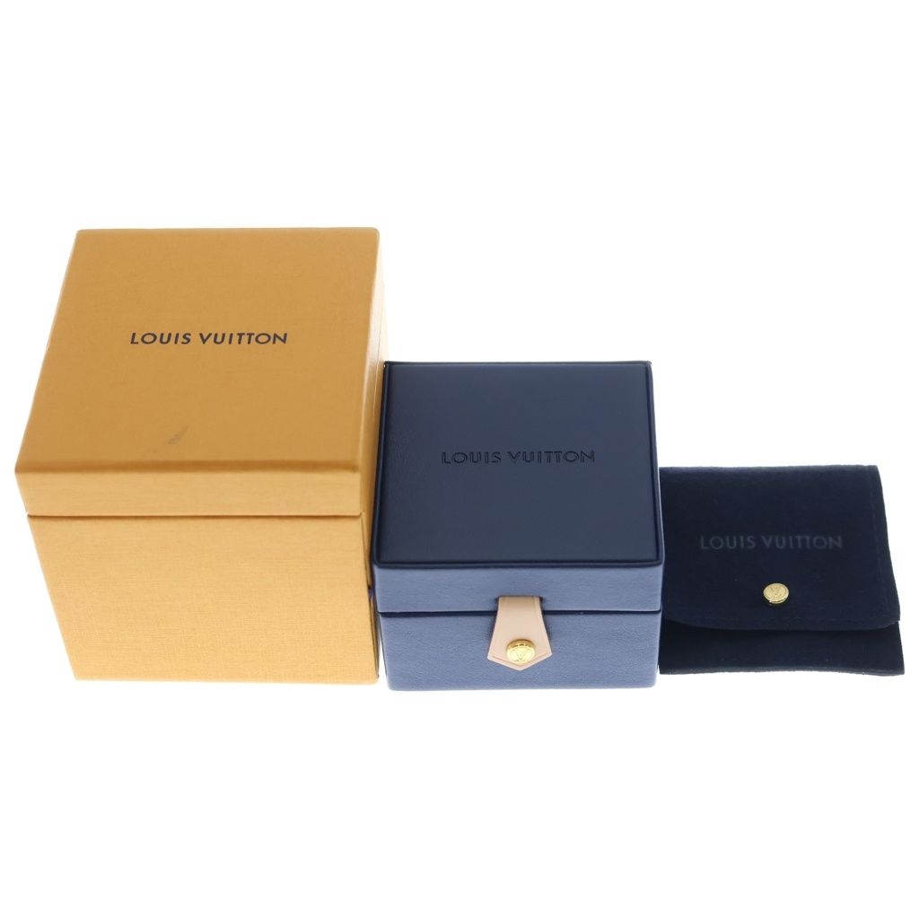 Louis Vuitton LV Diamond Monogram Star 18k White Gold Earrings — view 6