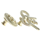 Chanel Metal Ribbon CC Logo Brooch — view 4