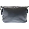 Prada Vitello Daino Shoulder Bag Triangle Logo Black