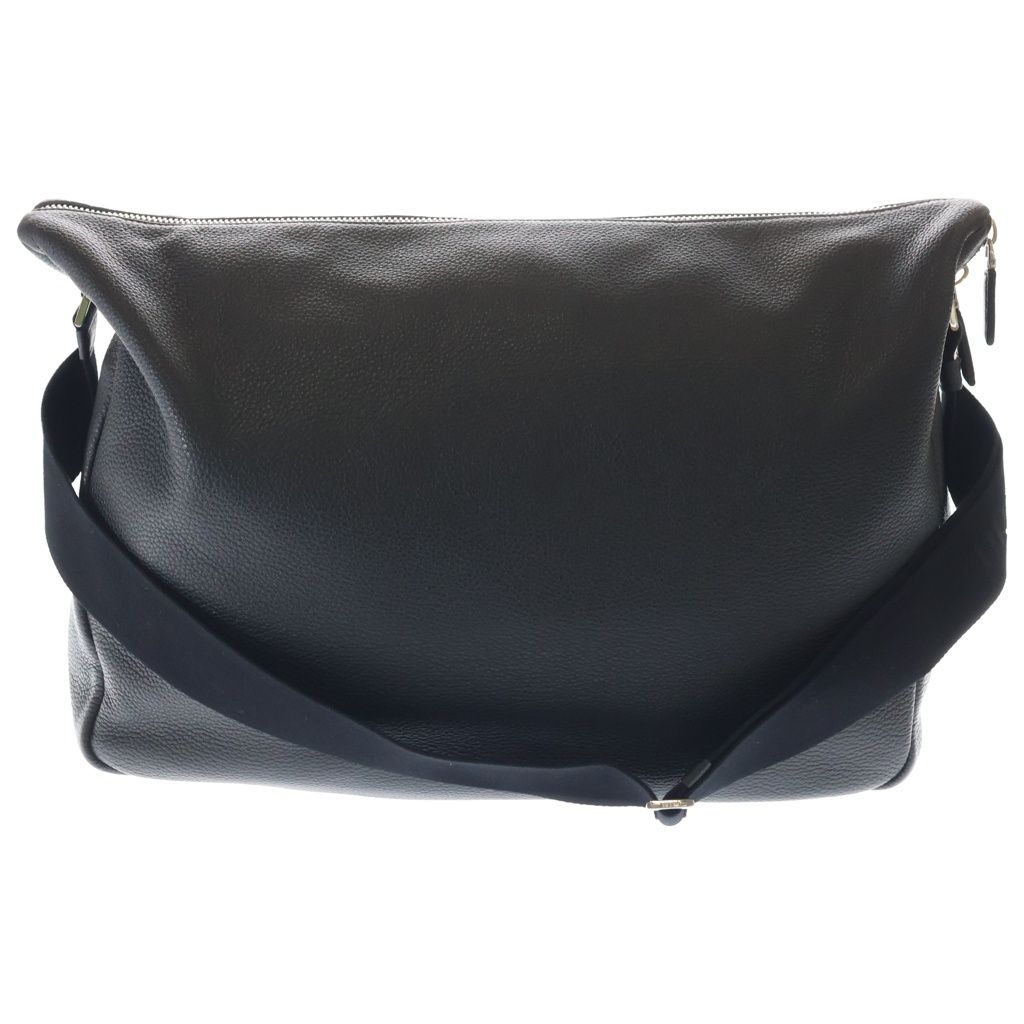 Prada Vitello Daino Shoulder Bag Triangle Logo Black — view 2