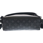 Louis Vuitton Monogram Eclipse Voyage PM Shoulder Bag Black Leather — view 4
