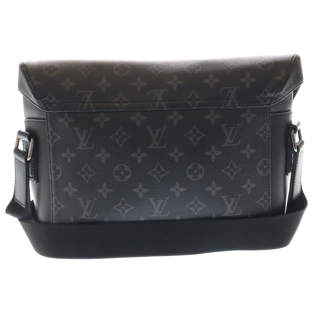 Louis Vuitton Monogram Eclipse Voyage PM Shoulder Bag Black Leather — view 2