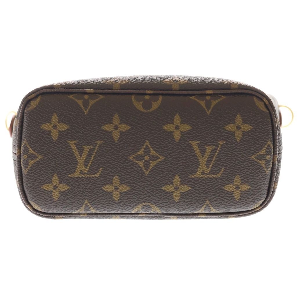 Louis Vuitton Monogram Neverfull BB Tote Shoulder Bag 2-Way Leather Brown — view 4