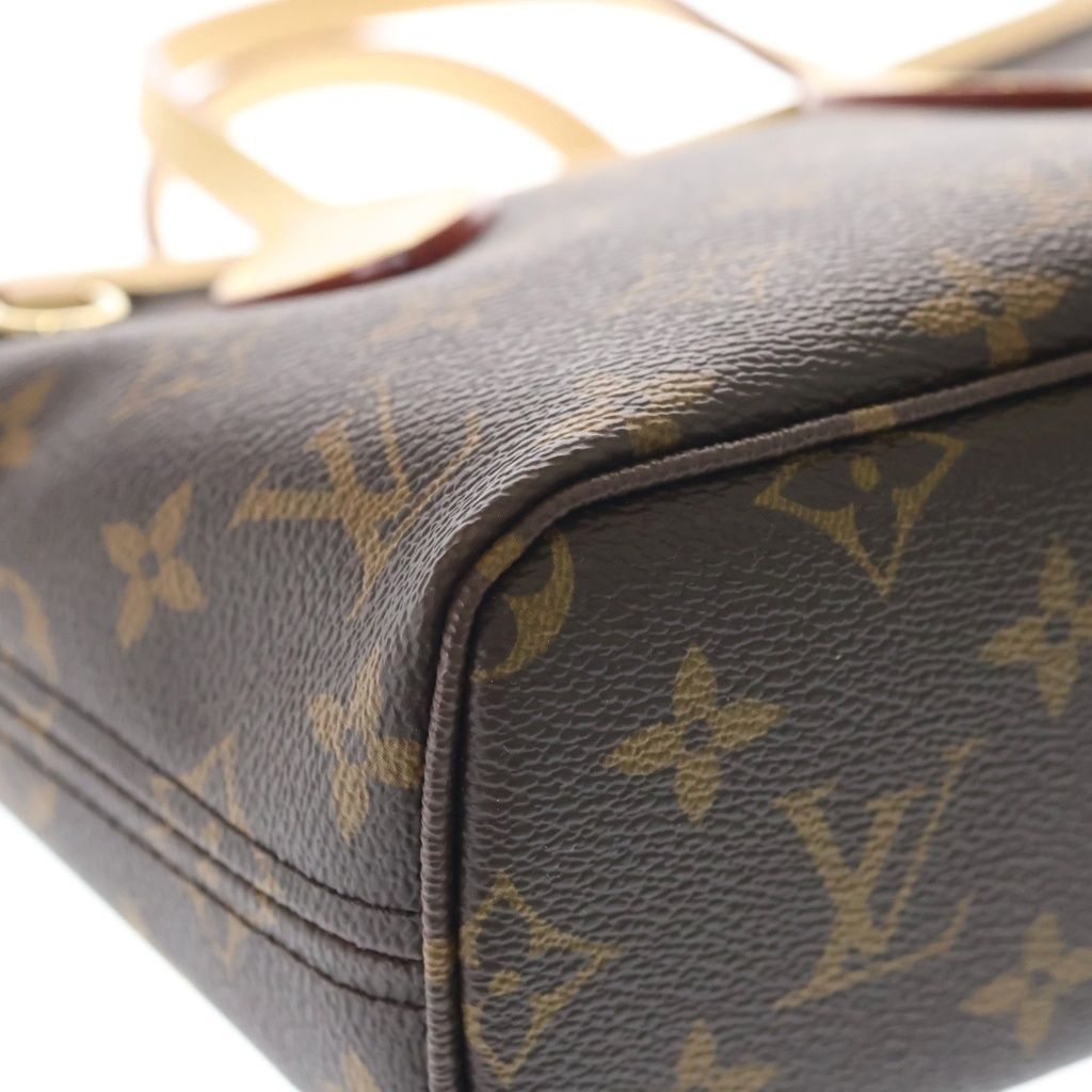 Louis Vuitton Monogram Neverfull BB Tote Shoulder Bag 2-Way Leather Brown — view 5