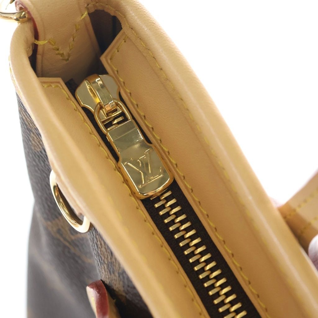 Louis Vuitton Monogram Neverfull BB Tote Shoulder Bag 2-Way Leather Brown — view 6