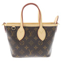 Louis Vuitton Monogram Neverfull BB Tote Shoulder Bag 2-Way Leather Brown