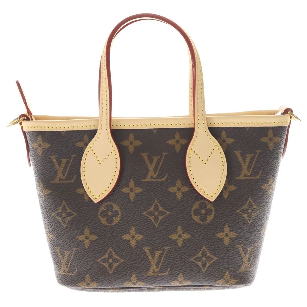 Louis Vuitton Monogram Neverfull BB Tote Shoulder Bag 2-Way Leather Brown — view 2