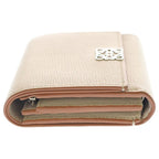 Loewe Anagram Trifold Wallet Beige — view 3