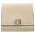 Loewe Anagram Trifold Wallet Beige