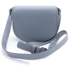 Dior Gallop Mini Leather Saddlebag Silver Gray Handbag — view 2