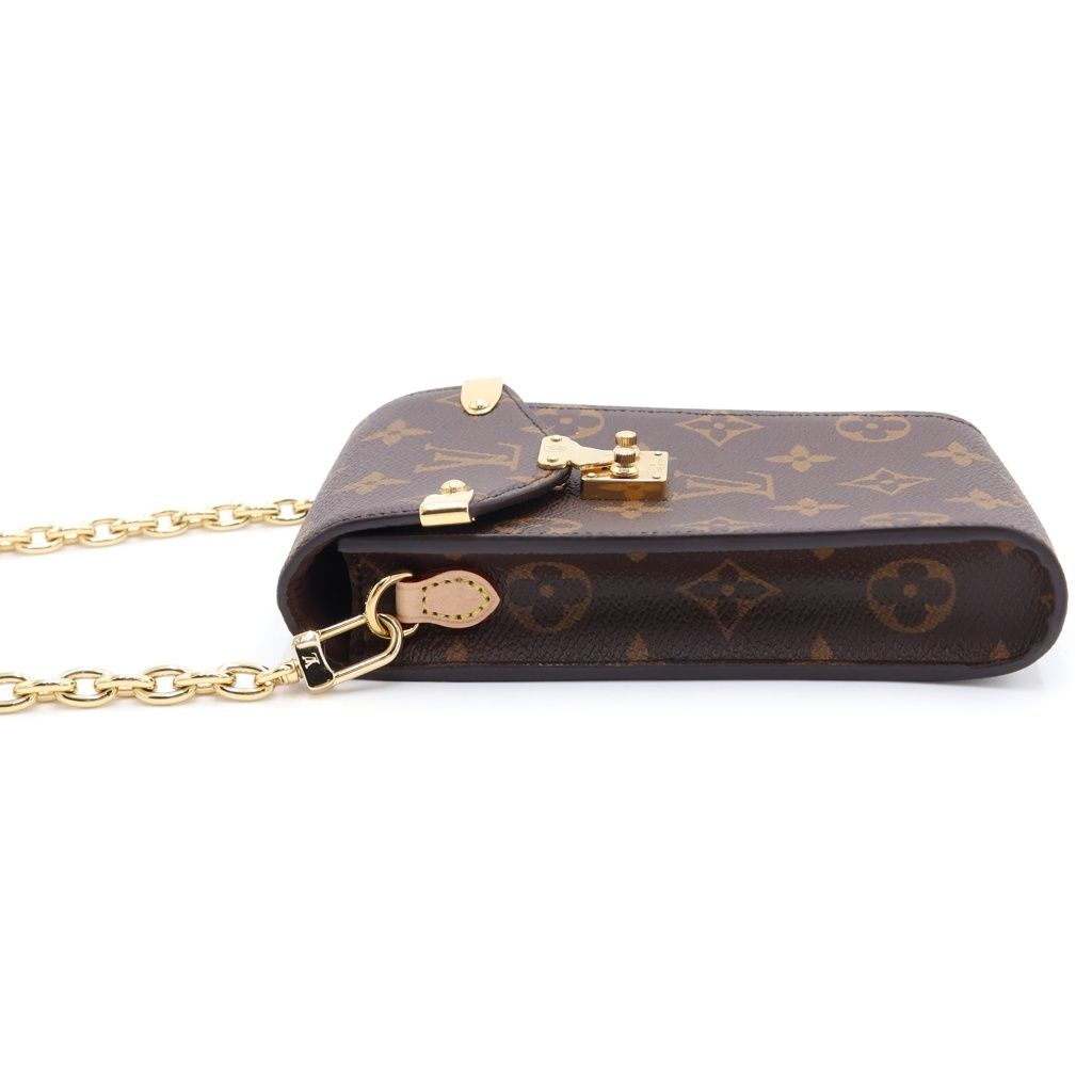 Louis Vuitton Phone Pouch Metis Monogram Canvas Shoulder Bag Brown — view 3