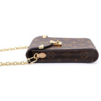 Louis Vuitton Phone Pouch Metis Monogram Canvas Shoulder Bag Brown — view 3