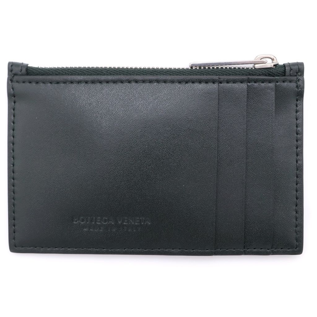 Bottega Veneta Maxi Intrecciato Fragment Case Coin Charcoal — view 2
