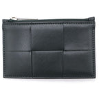 Bottega Veneta Maxi Intrecciato Fragment Case Coin Charcoal