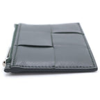Bottega Veneta Maxi Intrecciato Fragment Case Coin Charcoal — view 3