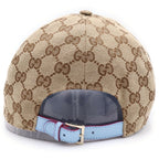 Gucci Higuchi Yuko GG Canvas Cap Baseball Cap Hat Beige Blue — view 2