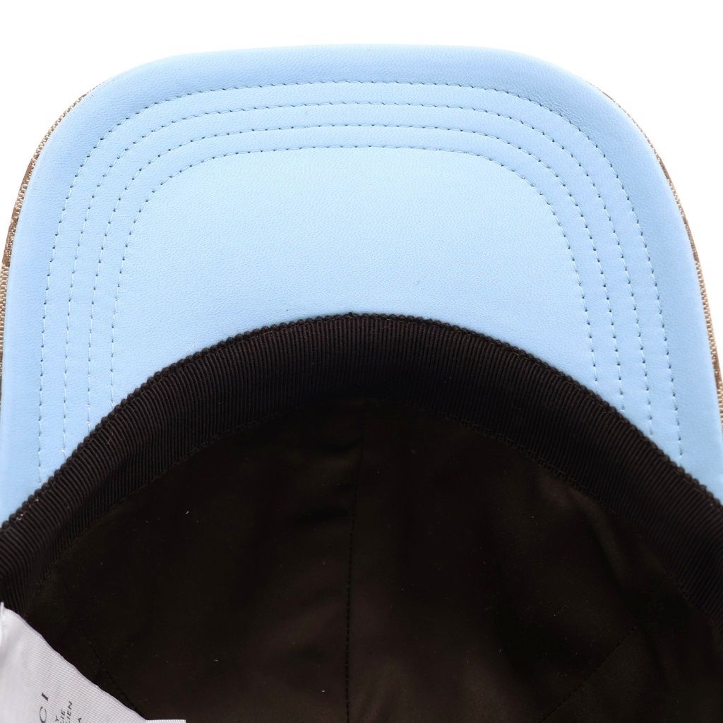 Gucci Higuchi Yuko GG Canvas Cap Baseball Cap Hat Beige Blue — view 5