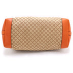 Gucci Diamante Leather Handle Canvas Tote Beige — view 4