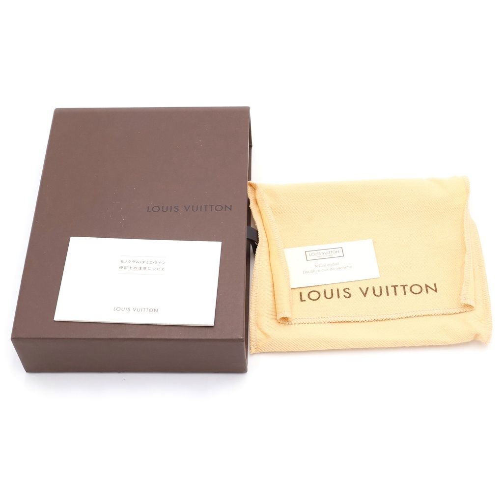 Louis Vuitton Damier Azur Portefeuille Joy Leather Trifold Wallet Compact White — view 6