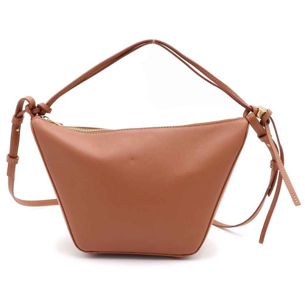 Loewe Hammock Mini Hobo Leather 2-Way Gold Brown