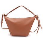 Loewe Hammock Mini Hobo Leather 2-Way Gold Brown