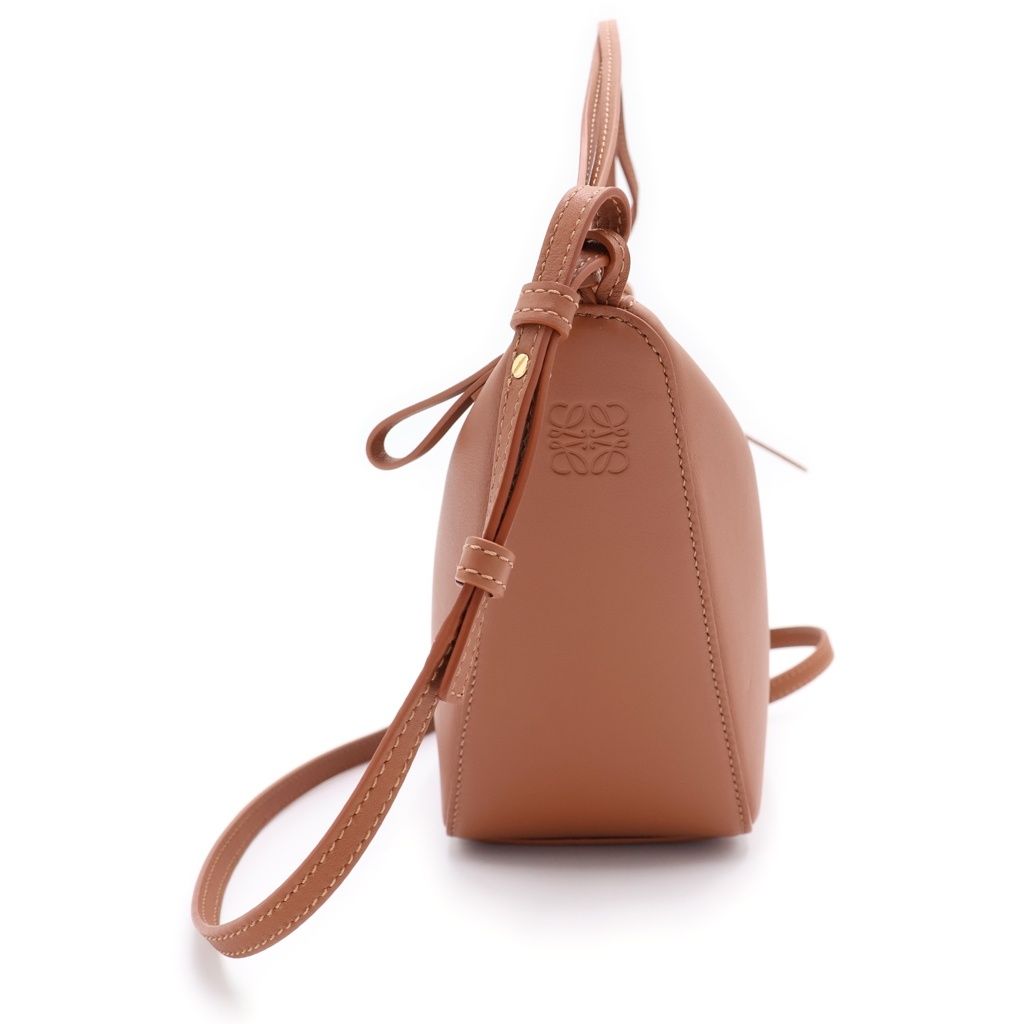 Loewe Hammock Mini Hobo Leather 2-Way Gold Brown — view 3