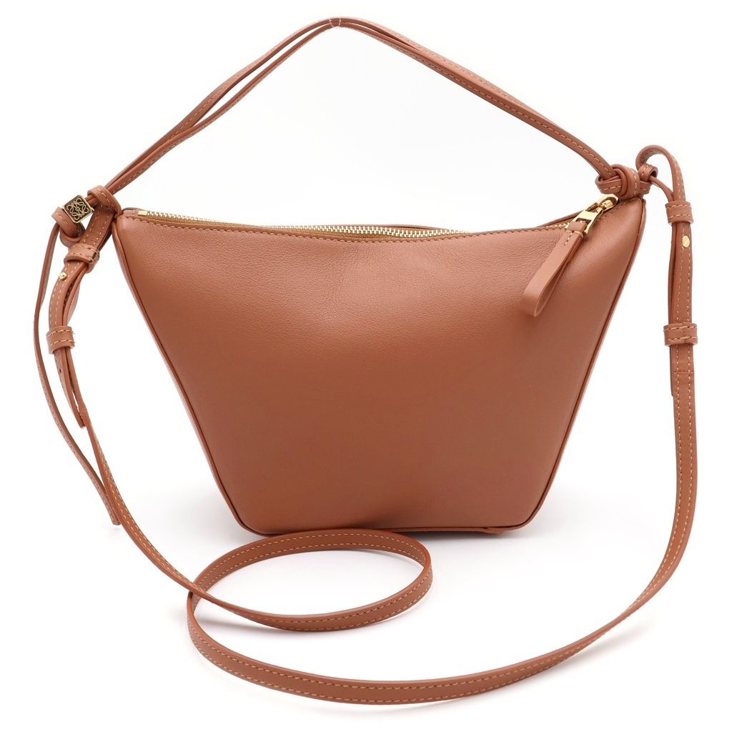 Loewe Hammock Mini Hobo Leather 2-Way Gold Brown — view 2