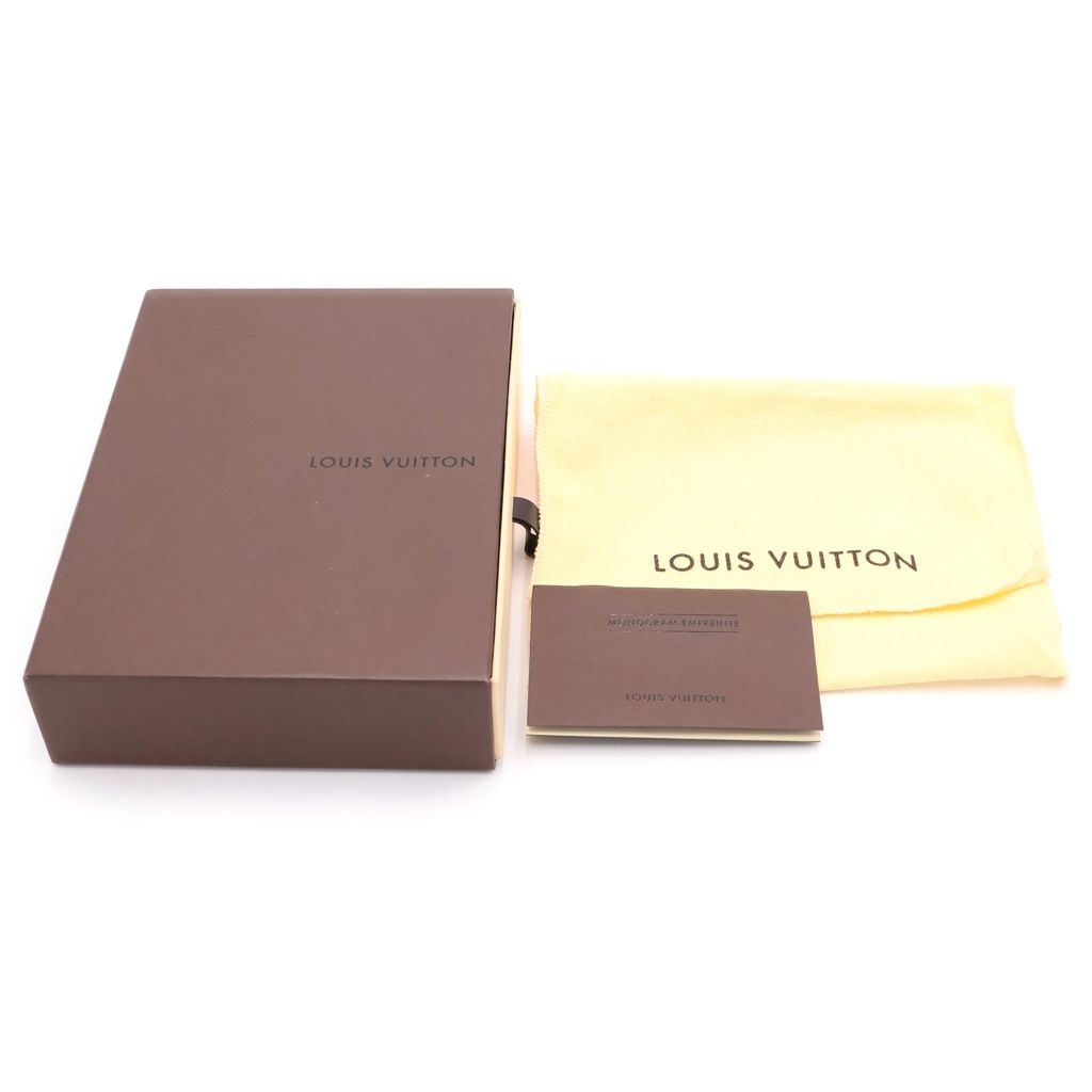 Louis Vuitton Monogram Empreinte Portefeuille Cles Compact Leather Zip Around — view 6