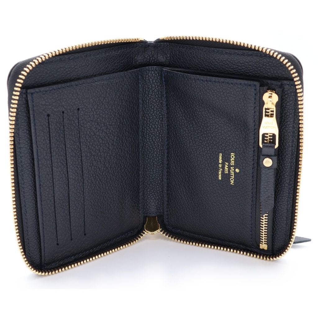 Louis Vuitton Monogram Empreinte Portefeuille Cles Compact Leather Zip Around — view 4
