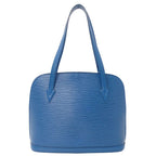 Louis Vuitton Shoulder Bag Epi Leather Lussac Toledo Blue Tote Going Out Adults — view 2