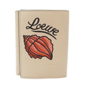 Loewe Wallet Trifold Anagram Shell Beige Mini Compact Seashell