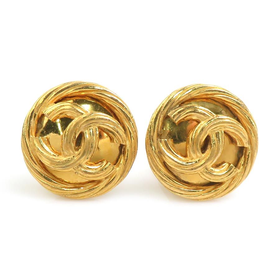 Chanel Earrings CC Logo