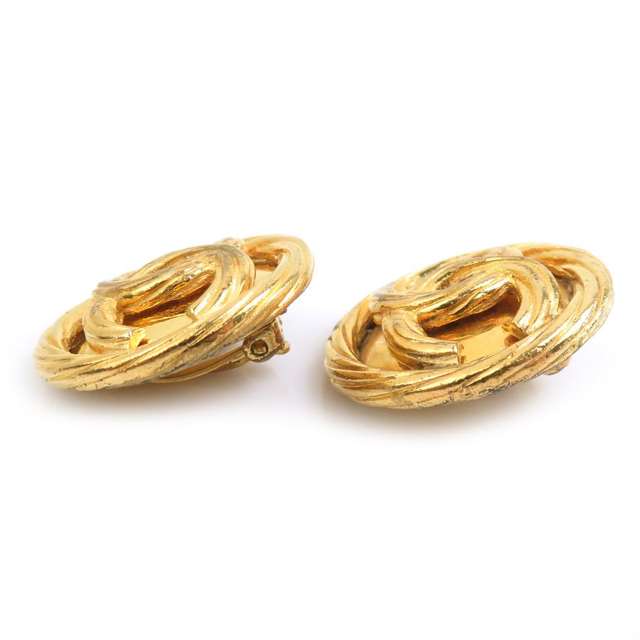Chanel Earrings CC Logo — view 2