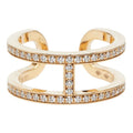 Hermes Chaine D'ancre Ring 18k Yellow Gold