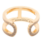 Hermes Chaine D'ancre Ring 18k Yellow Gold