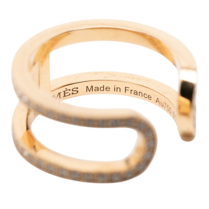 Hermes Chaine D'ancre Ring 18k Yellow Gold
