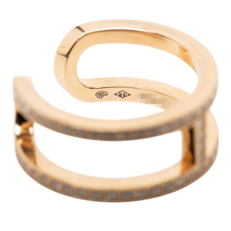 Hermes Chaine D'ancre Ring 18k Yellow Gold