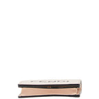 Fendi Logo Bifold Wallet Pink Black Leather