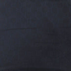 Gucci GG Pattern Scarf Shawl Fringe All Over Cotton Blue Black — view 4