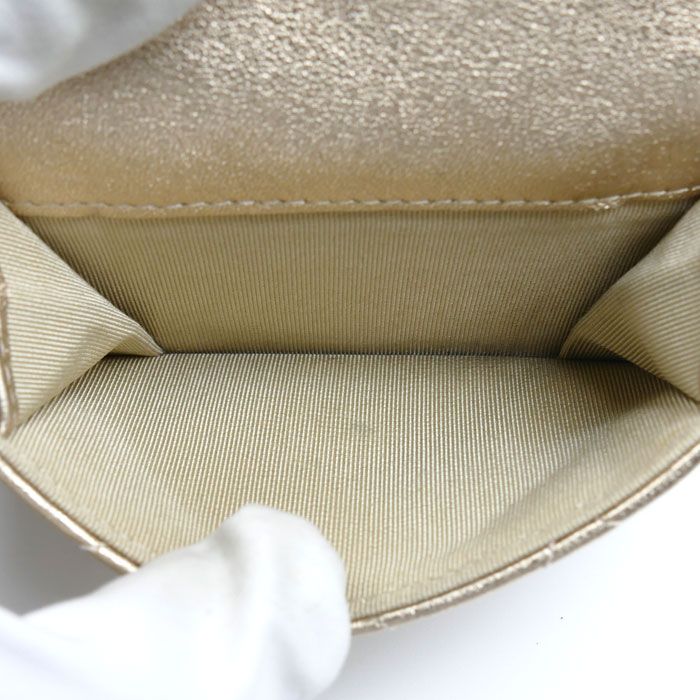 Chanel Classic Small Flap Wallet Trifold Gold — view 8